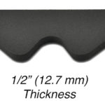 Double Hernia Belt Pad 1/2